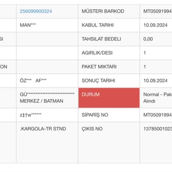 Manukanın Kargolara Sorumsuzluğu
