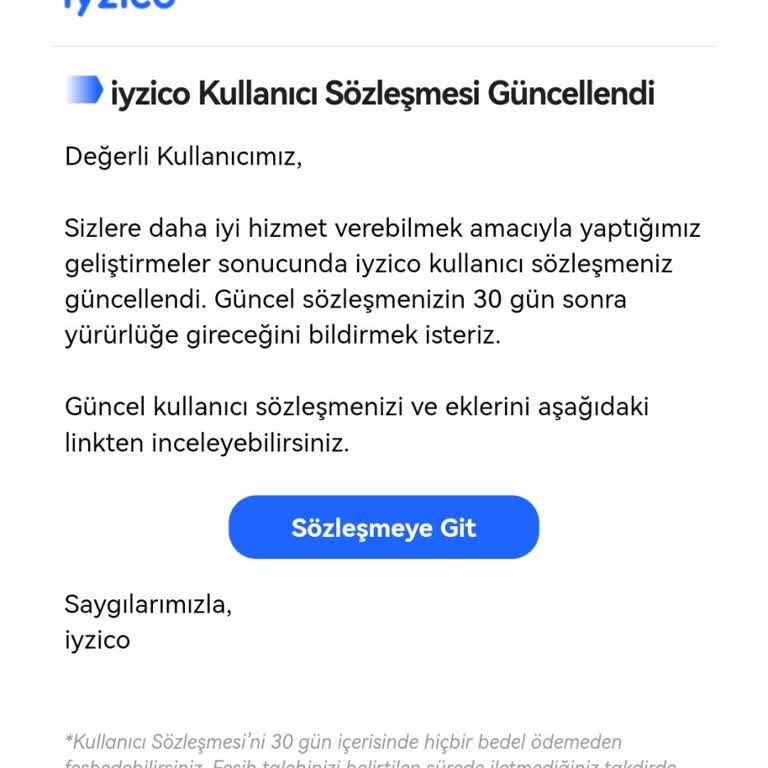 iyzico Habersiz Üye Edildim