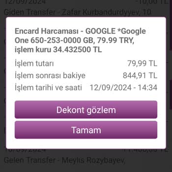 MessLog Paramı Geri İstiyorum