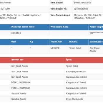 Sürat Kargo Bebeğimin Astım Cihazını Kaybetti!