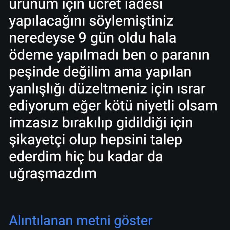 Avansas Para İadesi Mağduriyeti