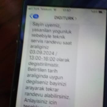 Digiturk Ve Müşteri Servis Ekibi Mağduriyeti