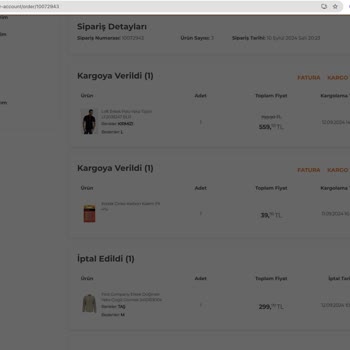 Ozdilekteyim.com Özdilek Keyfi Sipariş İptali