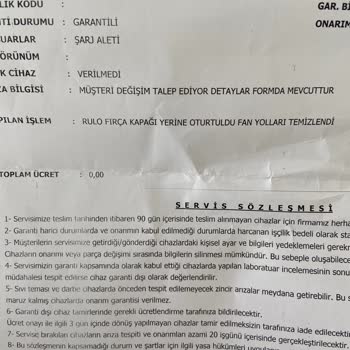 Bood Roborock Q7 Max Ürünümüzün Arızası Giderilmedi