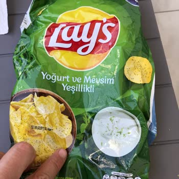 Lays Yanmış Patates Kabuk Cips
