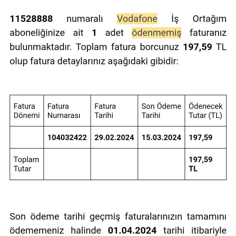 Vodafone Net Vermediği Hizmet İçin Avukata Verdi