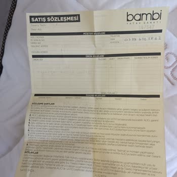 Bambi Yatak 5 Ay Olmadan Yatakta Tüylenme Sorunu