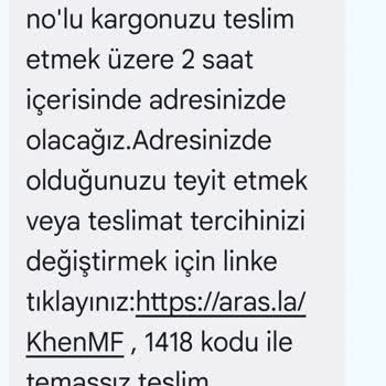 Aras Kargo Yanlış Bilgilerle Yanıltıyor