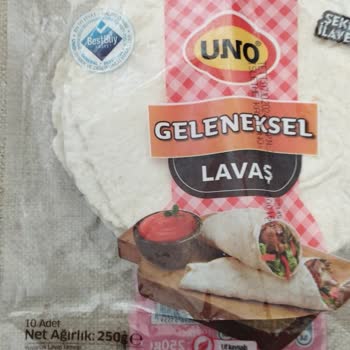 UNO Lavaş Ekmeği Eksik Ürün