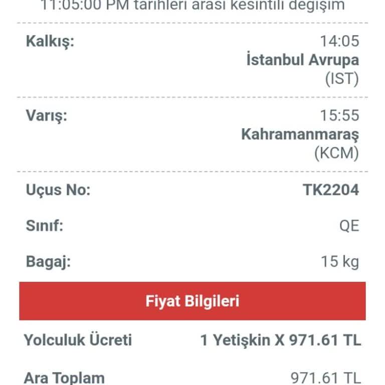 Turkish Airlines y Obilet: Problemas con mi vuelo a Kahramanmaraş