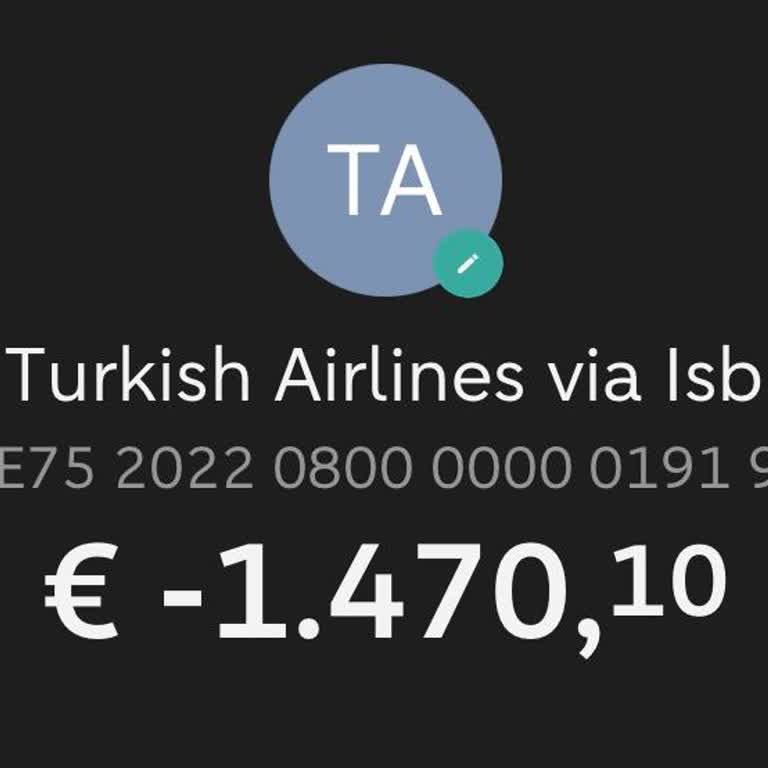 Reservación de Turkish Airlines Desaparecida. Pagado Vuelo Ámsterdam-Alanya, Sin Confirmación