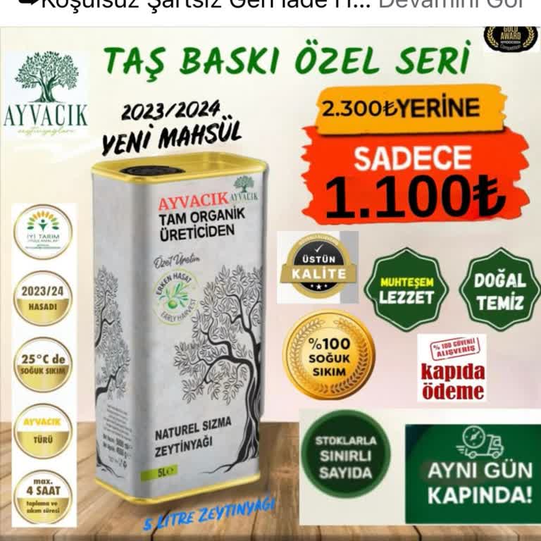 Ayvacık Zeytinyağları Soru Sordum, Engelledi!