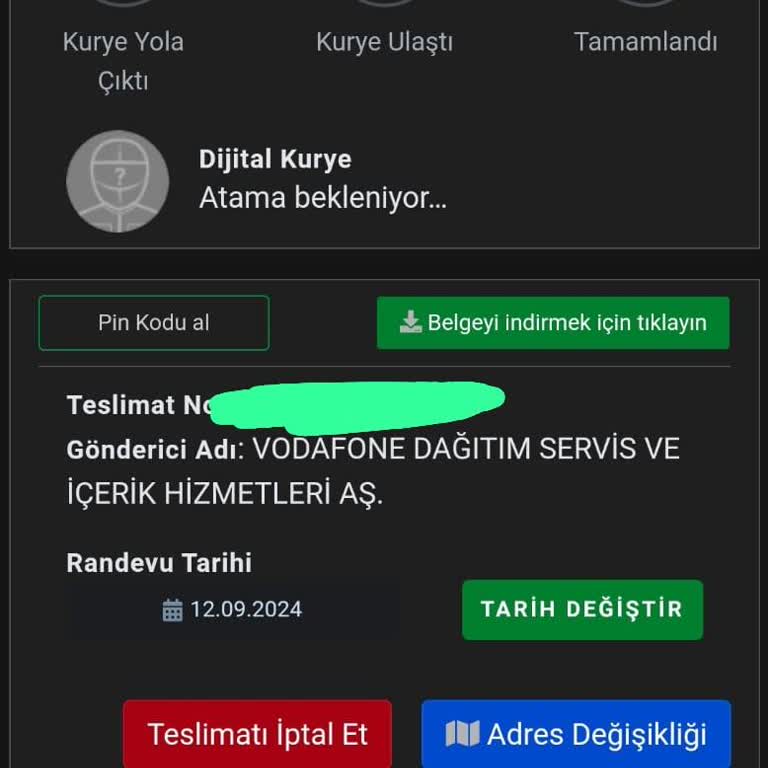 Vodafone'un Dijital Kurye Sorumsuzluğu ve Hizmet Eksikliği