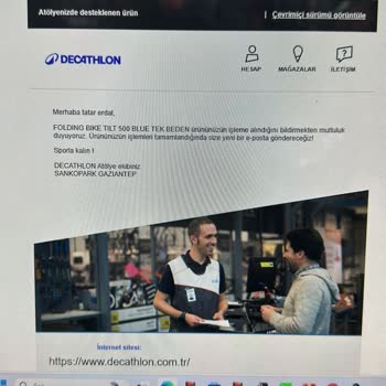 Decathlon Serviste Kaldığı Kadar Ürün Bizde Kalmadı