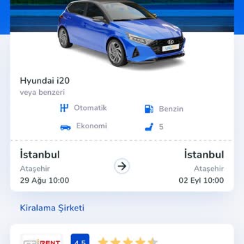 Grirent A Car In Sorumsuzluğu