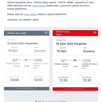 3 Er Saatlik Rötarlar THY