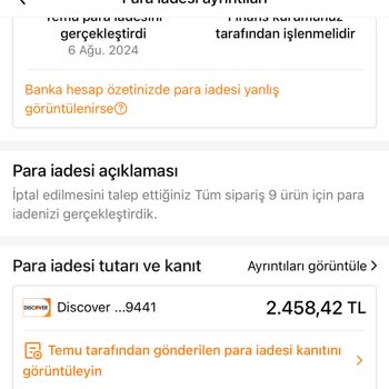 Ziraat Bankası Alışveriş Para İadesi Sorunu Temu
