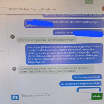 Taze Çiçek Siparişimde Yaşadığım Hayal Kırıklığı