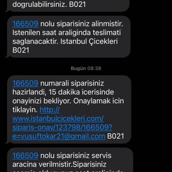 İstanbul Çiçekleri Çiçek Siparişimde Firmanın Sorumsuzluğu