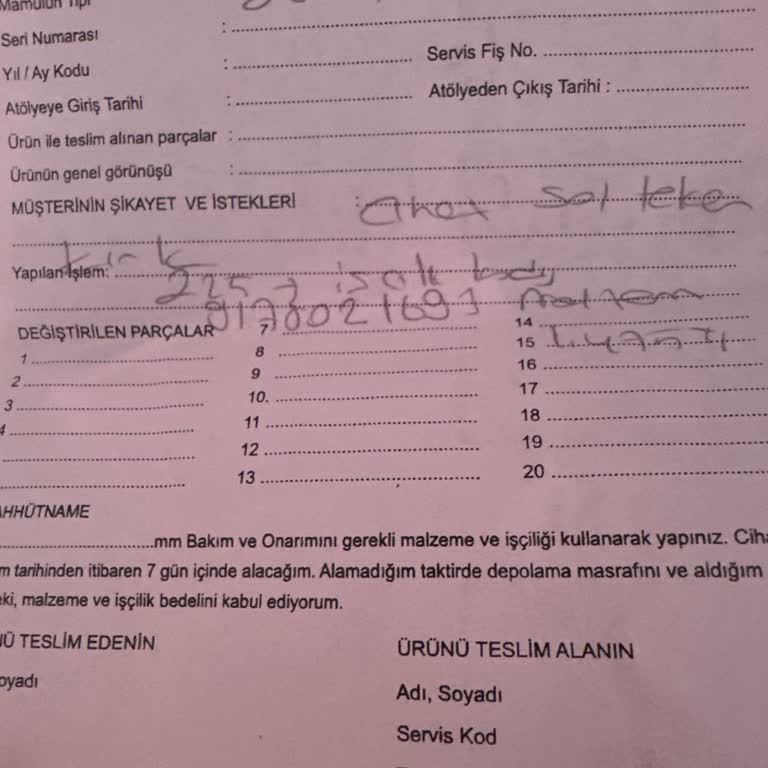 Beko Yetkili Servis Cihazımı Bozdu