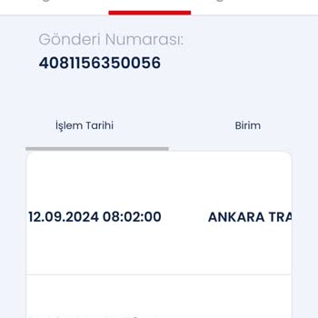 Yine Aras Kargo Keçiören Şubesi.