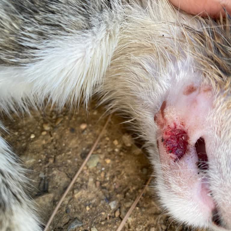 Kartal Belediyesi Hasta Yavru Kedi