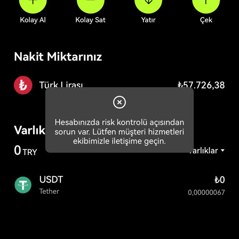 Okx TR Hesabımı Dondurdu. Param İçeride Kaldı