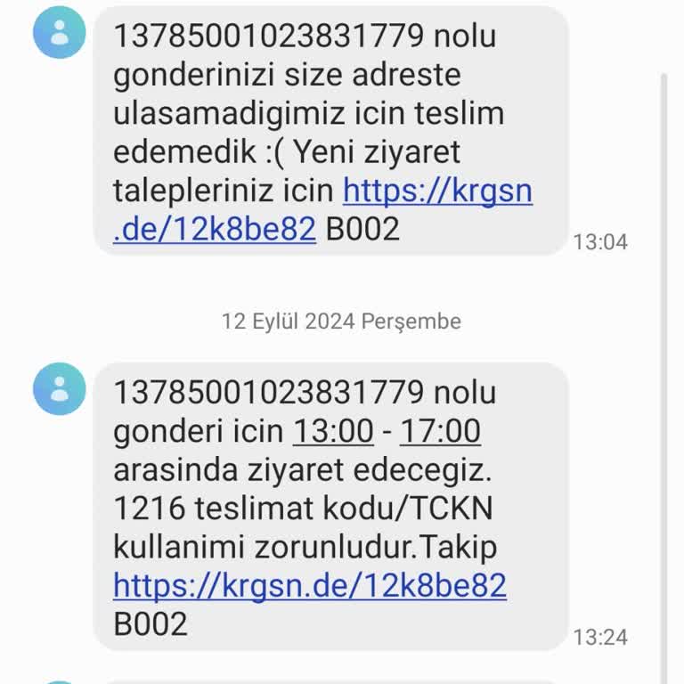 Kargomsende Zile Basmadan Geri Dönüyor!