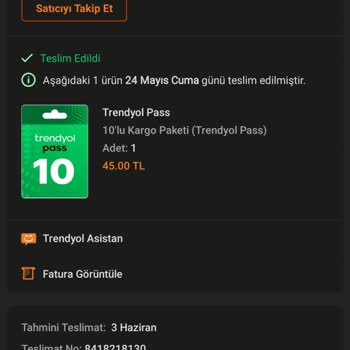 Trendyol Pass Süre Çıkınca Önceki Haklarımın İptal Edilmesi.