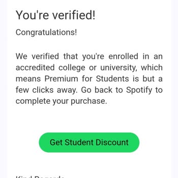 Spotify Student Verification Fails Despite Submitting Documents