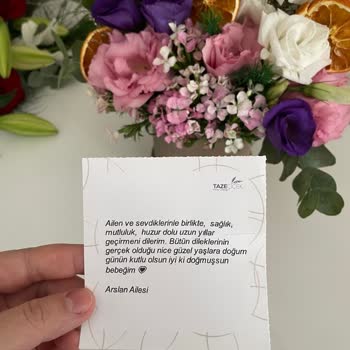 Taze Çiçek (tazecicek.com) Yanlış Çiçek Gönderimi Ve Müşteri Memnuniyetsizliği
