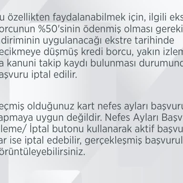 Ziraat Bankası Nefes Ayları Kampanyası