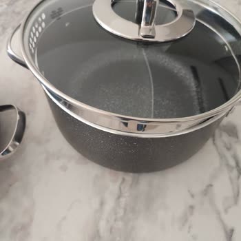 Korkmaz Mutfak Eşyaları Granit Tencere Setinde Kapak Uyumsuzluğu