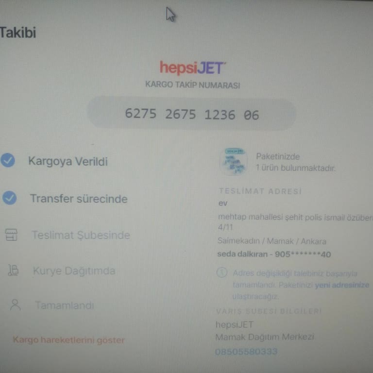 hepsiJET Kargo Teslim Edilmiyor 3 Gündür Daha Aktarım Merkezinde Bekletiliyor