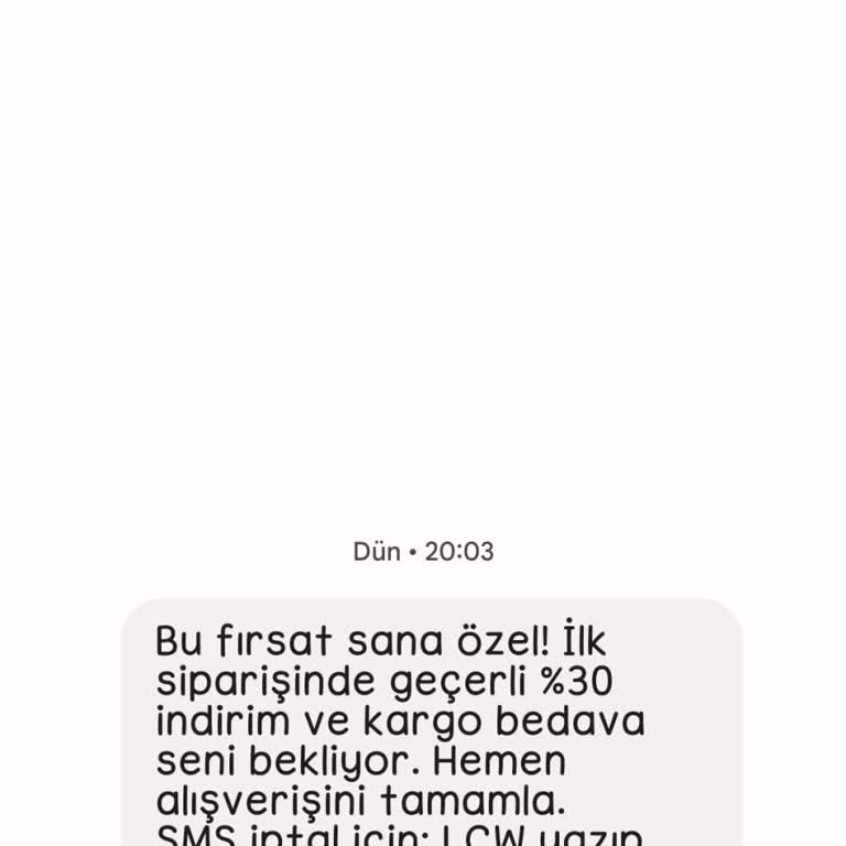 LCW %30 İndirim