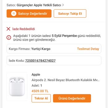 Gürgençler Apple Ürün Satışı Esnasında Yanlış Bilgi Vermesi