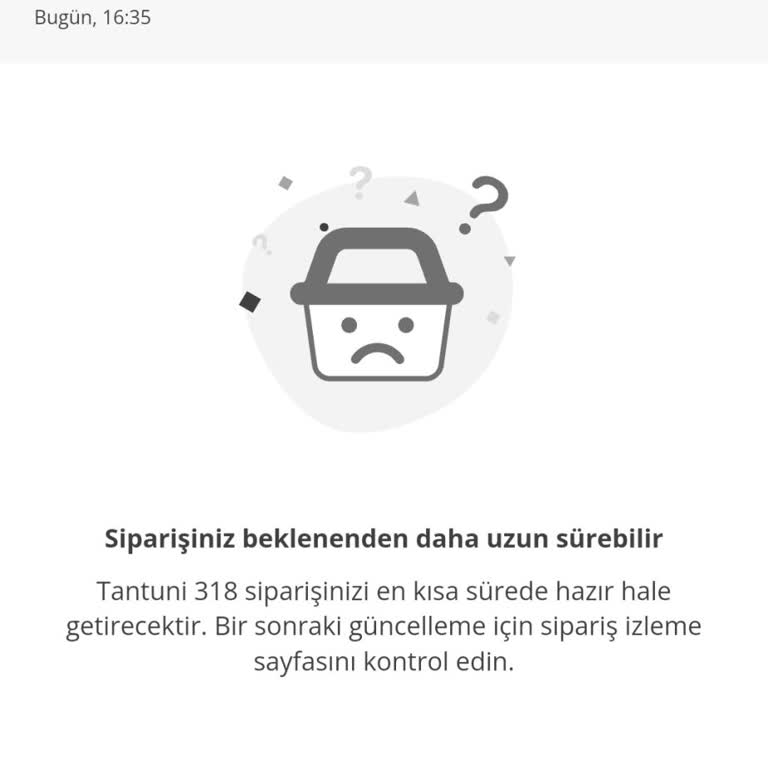 Yemeksepeti Sipariş Buhar Oldu