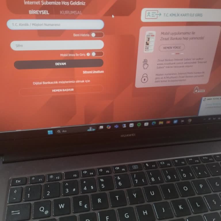 Ziraat Bankası İnternet Bankacılığı Giriş Sorunu