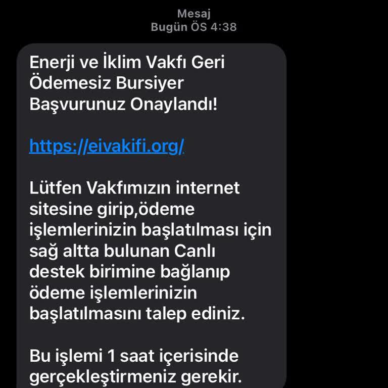 Burs Vaadiyle Dolandırıcılık İklim Ve Enerji Vakfı Şikayet