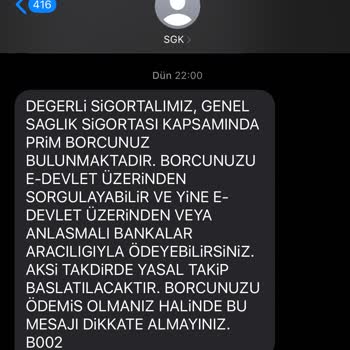 SGK GSS Borcu Şikayet