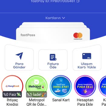 FastPay Kentkarta Yükleme Olmadı