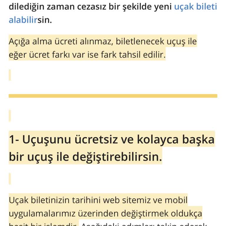 Pegasus Açığa Alma Bilet Değişikliği Sorunu