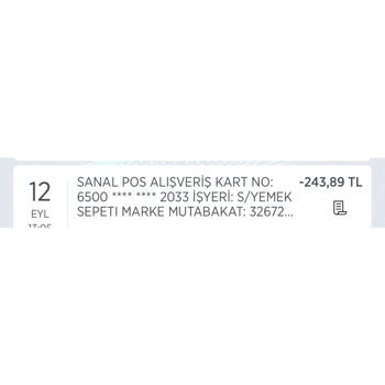 Yemek Sepeti Benden Habersiz Kartımdan Para Çekti