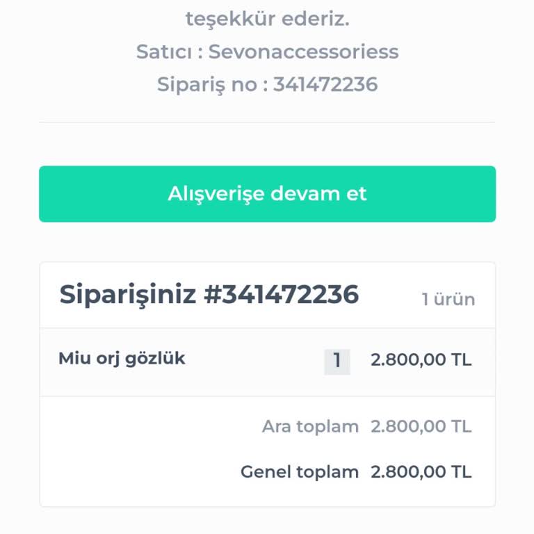 Sevonaccessories Ürün Ve İade Sorunu