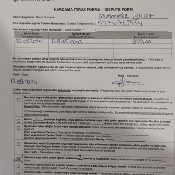 Obilet Tarafımdan İki Defa Kesilen Paranın İadesi