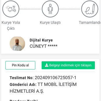 Türk Telekom Telekom'a Numara Taşıdım Digital Kurye 2 Gündür Sim Kart Gelmedi