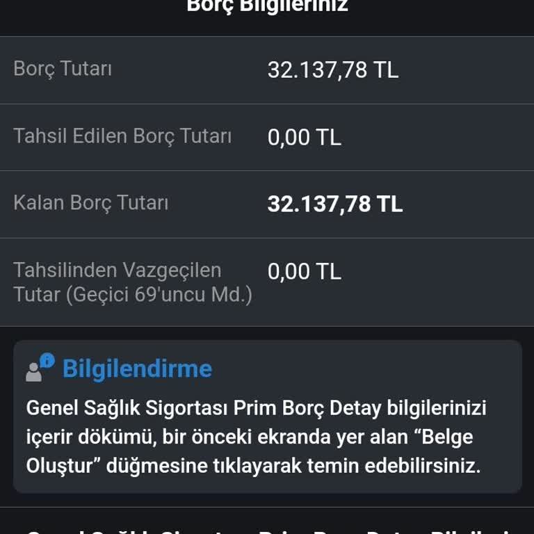 GSS SGK Borcu Üzerine