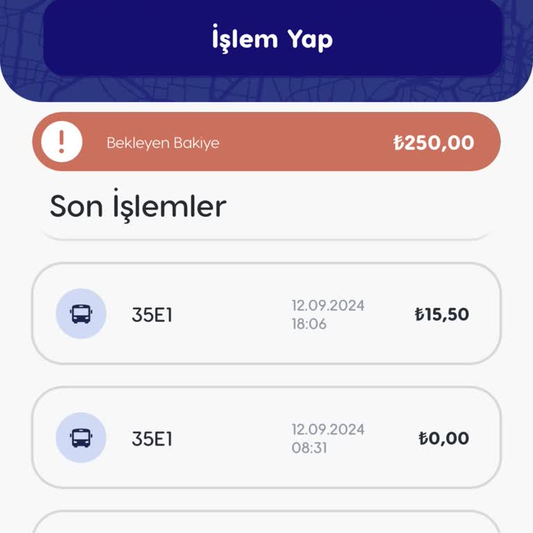 BURULAŞ Bursakart Bekleyen Bakiye Sorunu