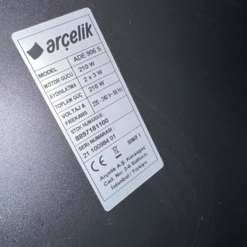 Garantisi Biter Bitmez Bozulan Arçelik Aspiratör