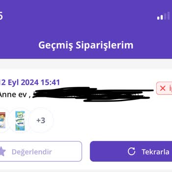 Samsun - Atakum Getir Deposu- Çağrı Merkezi Şikayet